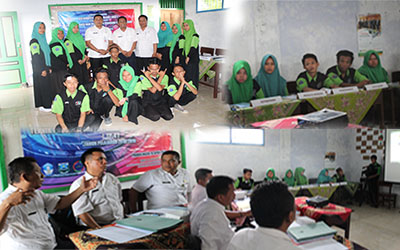 Sekolah Menengah Kejuruan (SMK) Al Falah Leces melakukan uji kompetensi kejuruan (UKK).